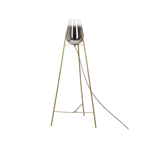 Candeeiro de pé MENA Metal Dourado Candeeiro de pé MENA Metal Dourado