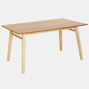 Mesa de jantar VARLEY Freixo natural 150 cm 90 cm
