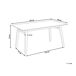 Beliani Mesa de comedor VARLEY Beliani Mesa de comedor VARLEY Marrón Claro