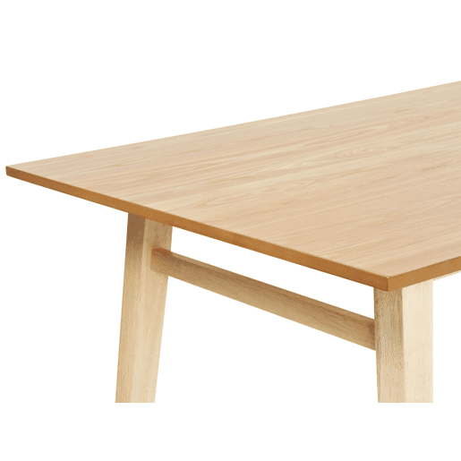 Mesa de jantar VARLEY Freixo natural 150 cm 90 cm