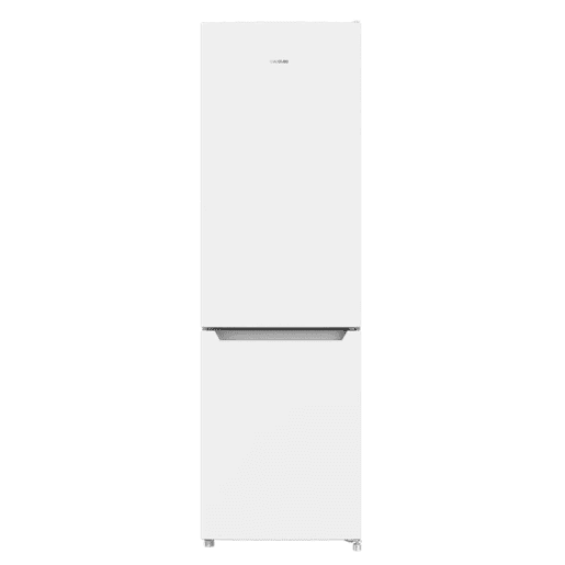Cecotec Frigorífico Combi White com capacidade de 250 l, 180 cm de altura e 55 cm de largura, classe E, com sistema Multi Air Flow, Total No Frost e gaveta para produtos frescos, adaptável a todas as suas necessidades.