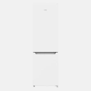 Cecotec Frigorífico Combi White com capacidade de 250 l, 180 cm de altura e 55 cm de largura, classe E, com sistema Multi Air Flow, Total No Frost e gaveta para produtos frescos, adaptável a todas as suas necessidades.