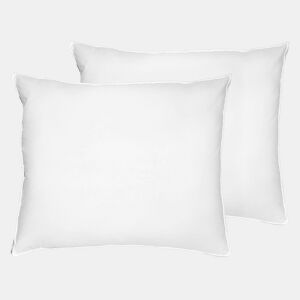 Conjunto de 2 almofadas VIHREN Baixa 50 x 60 cm Branco