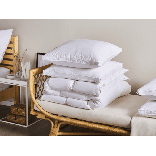 Conjunto de 2 almofadas VIHREN Baixa 50 x 60 cm Branco