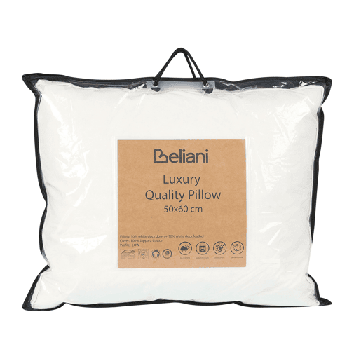 Conjunto de 2 almofadas VIHREN Baixa 50 x 60 cm Branco