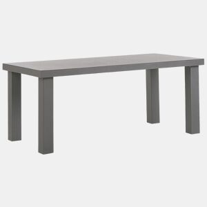 Mesa de refeição de jardim TARANTO 180 cm 90 cm Betão Cinzento