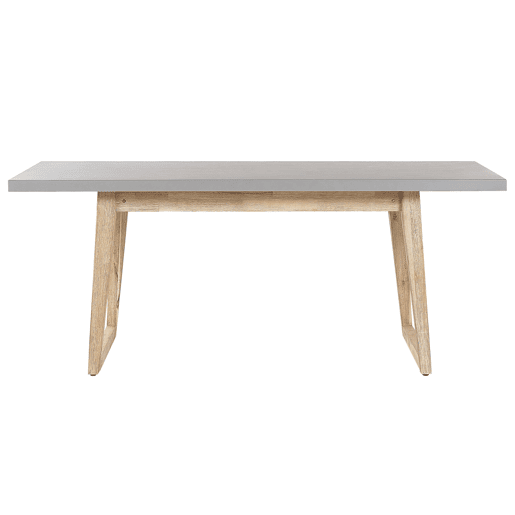 Mesa de refeição de jardim ORIA 180 cm 90 cm Betão Cinzento