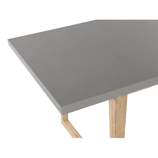Mesa de refeição de jardim ORIA 180 cm 90 cm Betão Cinzento