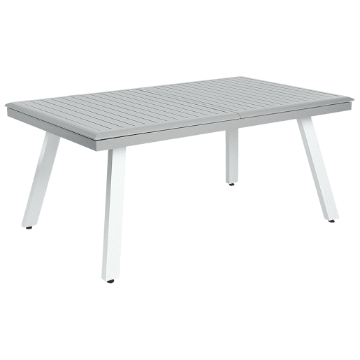 Conjunto de refeições de jardim 8 lugares PERETA Metal Cinzento