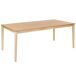 Beliani Mesa de comedor ERMELO Beliani Mesa de comedor ERMELO Marrón Claro