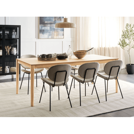 Beliani Mesa de jantar ERMELO Beliani Mesa de jantar ERMELO