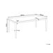 Beliani Mesa de comedor ERMELO Beliani Mesa de comedor ERMELO Marrón Claro