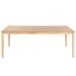 Beliani Mesa de comedor ERMELO Beliani Mesa de comedor ERMELO Marrón Claro