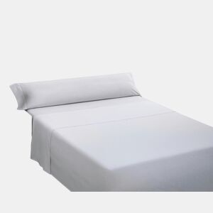 Conjunto de lençóis lisos 100% algodão branco para cama de 135cm Donegal Collections
