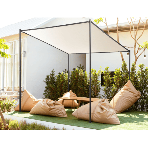 Beliani Pérgola de jardim VIMINO