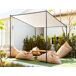 Beliani Pérgola de jardín VIMINO Beliani Pérgola de jardín VIMINO Beige
