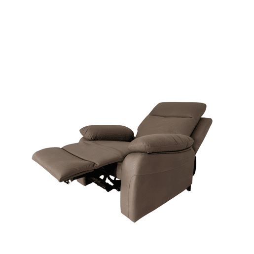 Sofá reclinável elétrico Greta 87x76,5x102 marrom