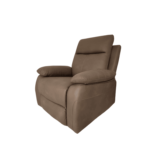 Sofá reclinável elétrico Greta 87x76,5x102 marrom