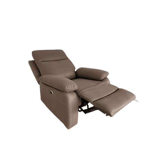 Sofá reclinável elétrico Greta 87x76,5x102 marrom