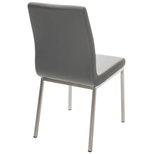 Set de 2 sillas de comedor Colmar Simil cuero Gris 50X40X88 cm Set de 2 sillas de comedor Colmar Simil cuero Gris 50X40X88 cm