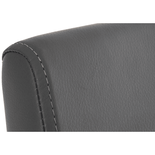 Set de 2 sillas de comedor Colmar Simil cuero Gris 50X40X88 cm Set de 2 sillas de comedor Colmar Simil cuero Gris 50X40X88 cm