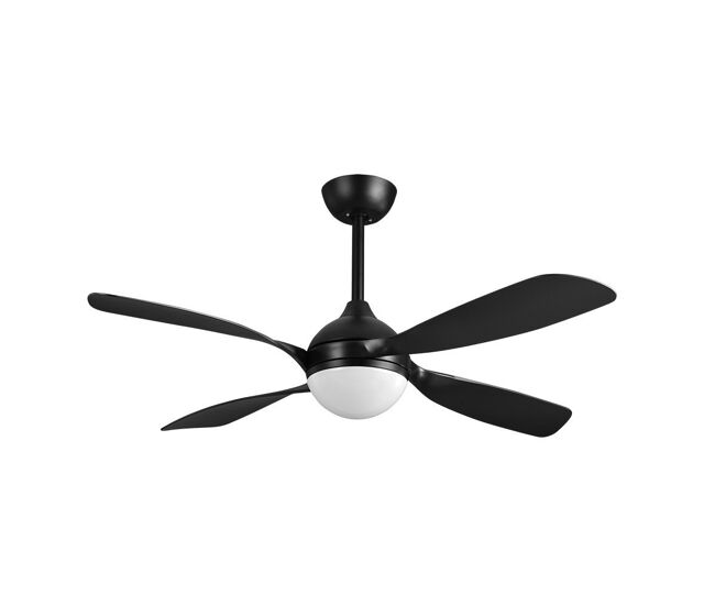 Ventilador de techo metal color negro serie livorno 132cm
