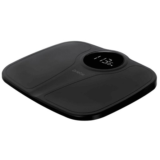 Briebe SC1124B Balança de Casa de Banho Digital, Alta Precisão 180Kg, Visor LED, Desligar Automático, , Branco