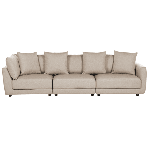 Sofá SIGTUNA Tecido Creme 3 lugares