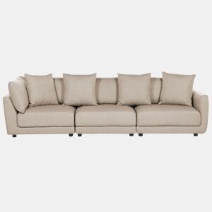 Sofá SIGTUNA Tecido Creme 3 lugares