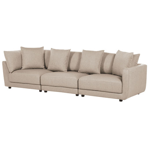 Sofá SIGTUNA Tecido Creme 3 lugares