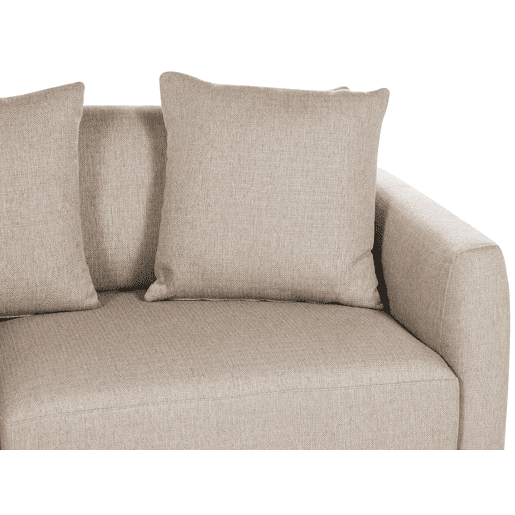 Sofá SIGTUNA Tecido Creme 3 lugares