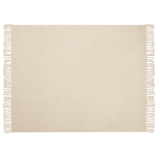 Manta MALU Algodão 125 x 150 cm Creme claro