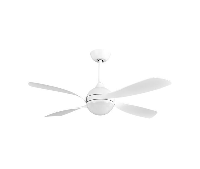 Ventilador de techo metal color blanco serie livorno 132cm