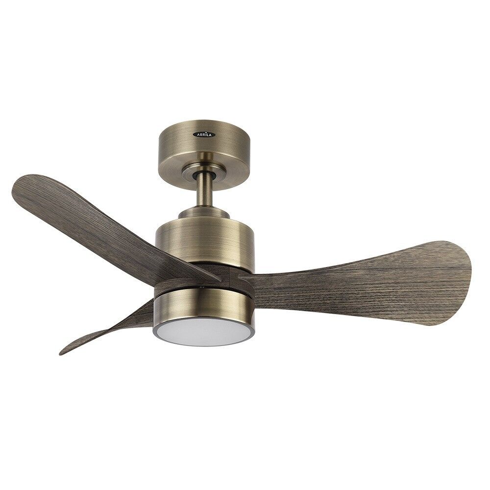 Ventilador De Techo Dc Zepelin Blanco 91cm Led Cct Regulable Control Remoto Con Temporizad