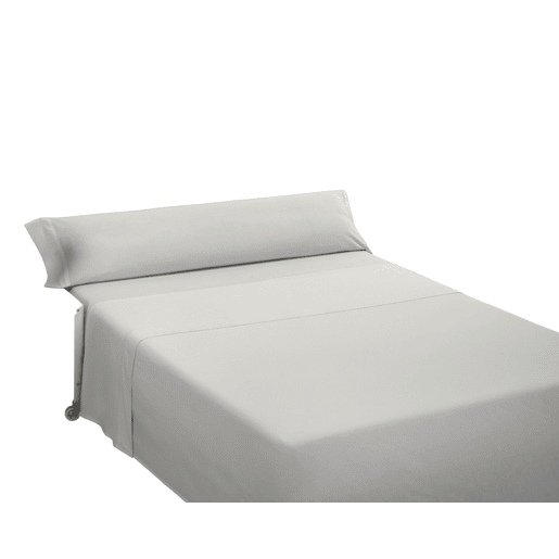 Conjunto de lençóis lisos 100% algodão bege para cama de 150cm Donegal Collections