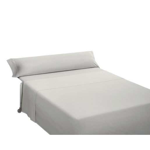 Conjunto de lençóis lisos 100% algodão bege para cama de 90cm Donegal Collections