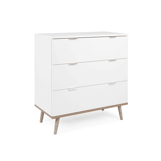 Cómoda Scandinavian Branco 79,8 x 40 x 86,5 cm