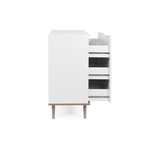 Cómoda Scandinavian Branco 79,8 x 40 x 86,5 cm
