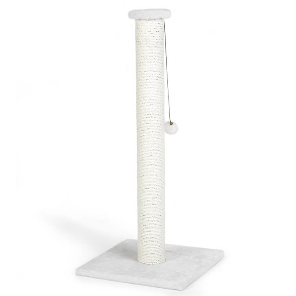 Beeztees poste rascador para gatos serpa 40x40x90 cm blanco 408838