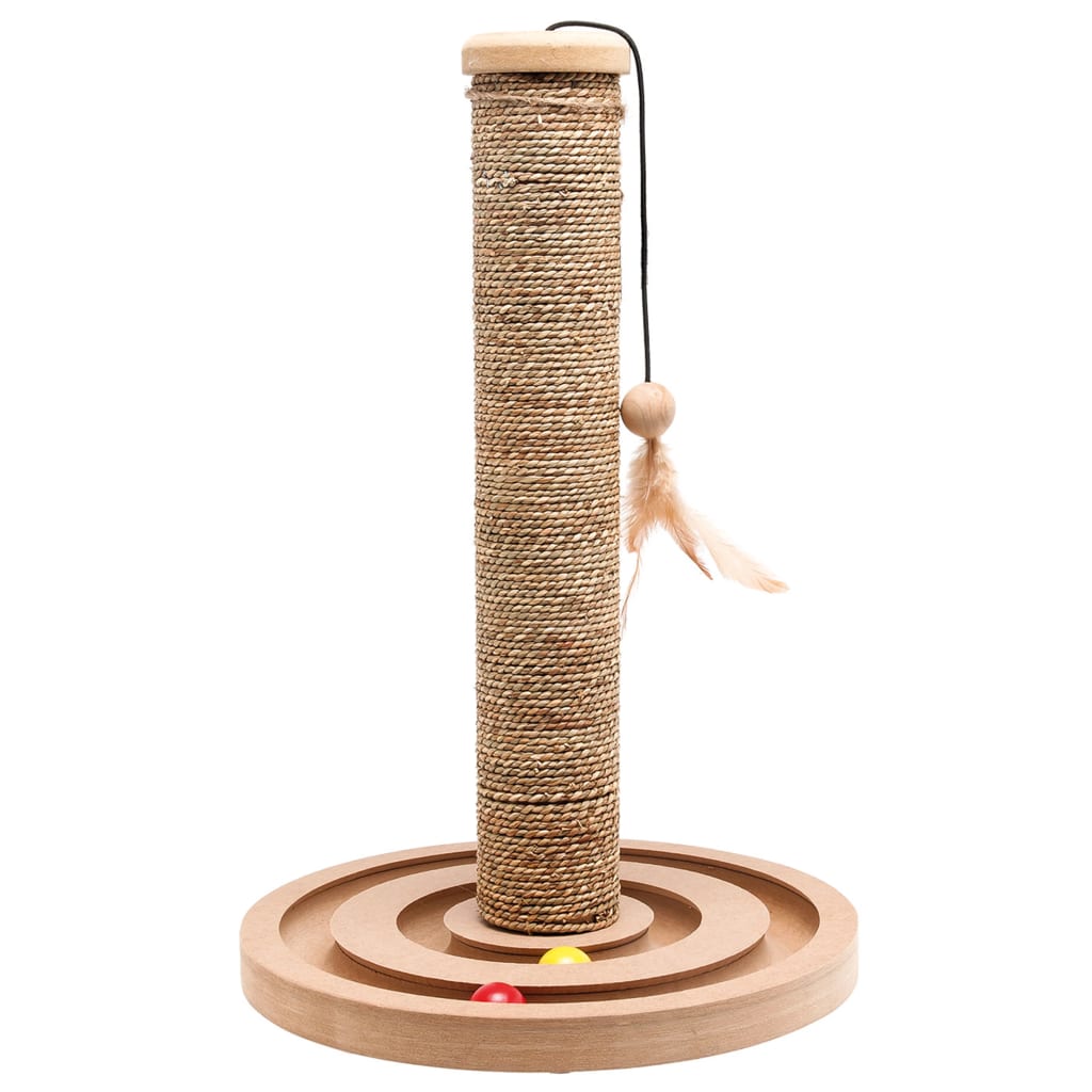 Flamingo poste rascador para gatos con pelota brigitte 30x44 cm 560146