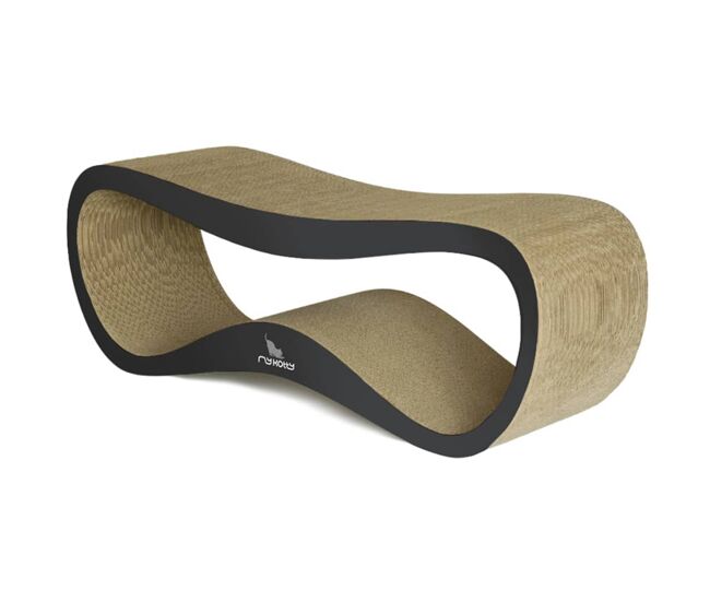 Mykotty rascador para gatos lui 75x25x25 cm negro 3083