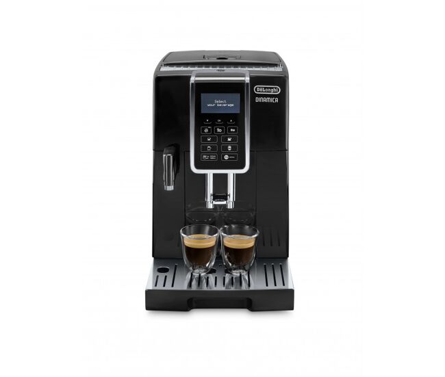 Delonghi cafetera superautomática dinámica ecam350.55.b. 2 tazas simultáneas. pantalla lcd. panel táctil. 1.450 w