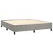 Cama box spring LED terciopelo - Bloques con cuadros 160x200 Cama box spring LED terciopelo - Bloques con cuadros 160x200 Gris