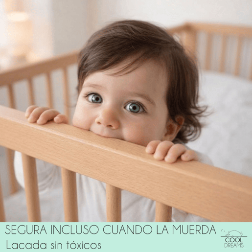 Cama tepee Apache Wonderland Montessori 140x70 em madeira de faia e cor natural