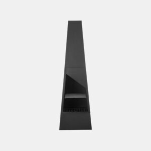 Lareira de jardim com grelha YATE Metal Preto
