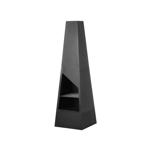Lareira de jardim com grelha YATE Metal Preto