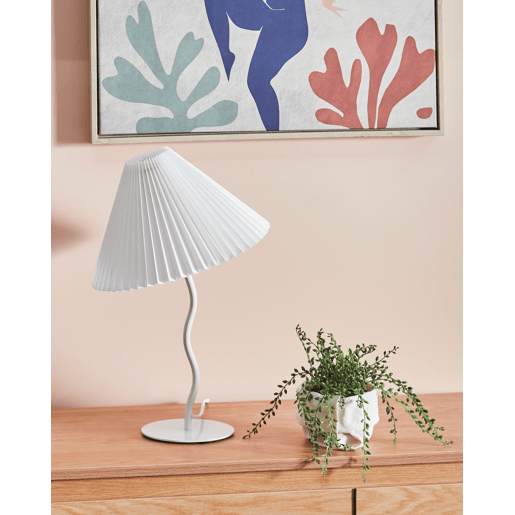 Candeeiro de mesa ALWERO Metal Branco