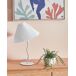 Beliani Lámpara de mesa ALWERO Beliani Lámpara de mesa ALWERO Blanco