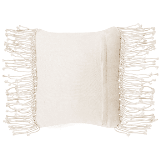 Conjunto de 2 almofadas decorativas YORTAN Algodão 45 x 45 cm Creme claro Padrão geométrico