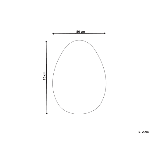 Espelho MONTRESOR 50 cm 70 cm Prateado Espelho MONTRESOR 50 cm 70 cm Prateado